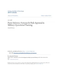 Fuzzy Inference Systems for Risk Appraisal in Military Operational Planning Curtis B