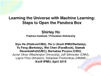Learning the Universe with Machine Learning: Steps to Open the Pandora Box