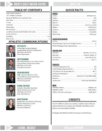 MEN's GOLF MEDIA GUIDE 2017-18 @UAB MGOLF #Greaterbham
