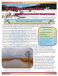 River Forecasting and 2017 Flood