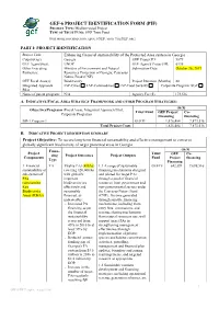 GEF-6 PROJECT IDENTIFICATION FORM (PIF) PROJECT TYPE: Medium-Sized Project TYPE of TRUST FUND: GEF Trust Fund