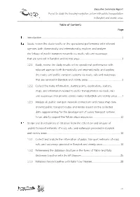Table of Contents Page