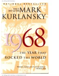The Year 1968—Some Claiming Objectivity and Others Stating Their Prejudices—I Am Convinced That Fairness Is Possible but True Objectivity Is Not