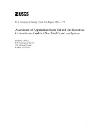 Carboniferous Coal-Bed Gas Total Petroleum System