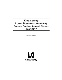 King County Lower Duwamish Waterway Source Control Annual Report Year 2017