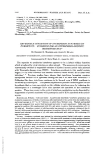 Suppression of Protein Synthesis with Puromycin and of RNA Synthesis with Actino- Mycin