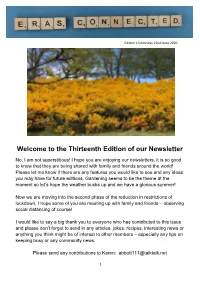 The Thirteenth Edition of Our Newsletter