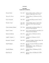 USNATO READER TABLE of CONTENTS Michael Newlin 1963