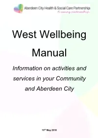 West Locality Wellbeing Manual