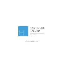 H2 Castlefield Is to Create a Unique Development That Reflects Modern Day City Living but with a Sophisticated Twist