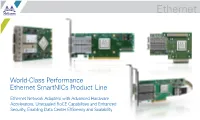 Mellanox Ethernet Adapter Brochure