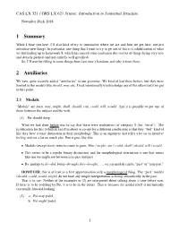 1 Summary 2 Auxiliaries