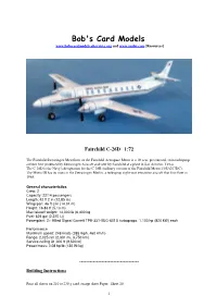 Bob's Card Models and [Resources]