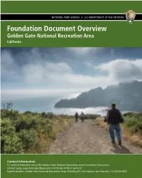Golden Gate National Recreation Area Foundation Document Overview