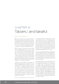 Tabarru' and Takaful
