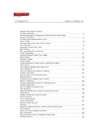 27 August 2010 Volume: 20 Issue: 16 Beyond the Selfish