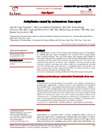Arrhythmias Caused by Ondansetron: Case Report