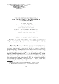 The Rectifying Developable and the Spherical Darboux Image of a Space Curve