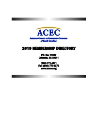 2019 Membership Directory