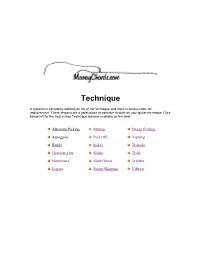 Alternate Picking Muting Sweep Picking