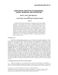 Earth-Moon Libration Stationkeeping: Theory, Modeling, and Operations