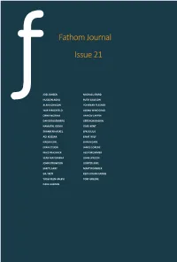 Fathom Journal Issue 21