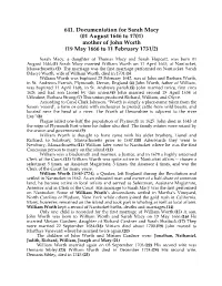 Hist of Nantucket