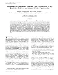 Multipoint Identity-By-Descent Prediction Using Dense Markers to Map Quantitative Trait Loci and Estimate Effective Population Size
