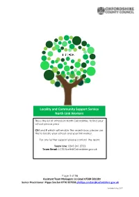 North LCSS Link Workers