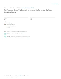 The Forgotten Case of the Dependency Bugs on the Example of the Robot Operating System