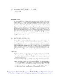 10 GEOMETRIC GRAPH THEORY J´Anos Pach
