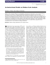 An Instructional Module on Mokken Scale Analysis