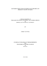Equivariant Reduction of Matrix Gauge Theories and Emergent Chaotic Dynamics a Thesis Submitted to the Graduate School of Natura
