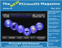 Pclinuxos 2010 Released! 1 9 Live CD Isos