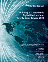 Building a Transatlantic Digital Marketplace: Twenty Steps Toward 2020