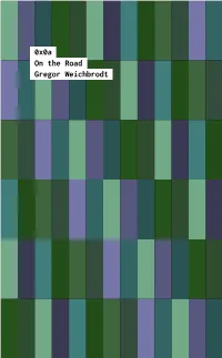 Gregor Weichbrodt on the Road 0X0a