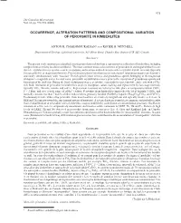 Occurrence, Alteration Patterns and Compositional Variation of Perovskite in Kimberlites