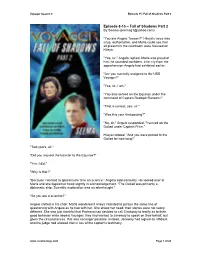 Episode 8-15 – Fall of Shadows Part 2 by Seema (Seemag1@Yahoo.Com)