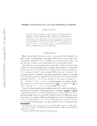 Hilbert Specialization of Parametrized Varieties 2 Holds in the Case of a K(T )-Variety of Codimension Bigger Than 1
