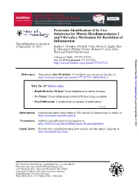 Proteomic Identification of in Vivo Substrates for Matrix