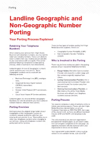 Your Porting Process Explained
