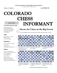 Colorado Chess Informant