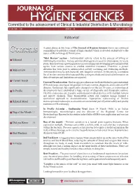 HYGIENE SCIENCES 66Th ISSUE