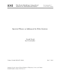 SPECTRAL THEORY AS INFLUENCED by FRITZ GESZTESY 345 Systems [11] and Relativistic Corrections for the Scattering Matrix [12]
