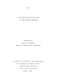 Thesis a Uses and Gratification Study of Public Radio Audiences