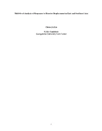 0 Multi-Level Analysis of Responses to Disaster Displacement in East And