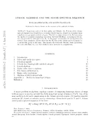 2-Track Algebras and the Adams Spectral Sequence 3