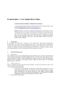 A New Simple Block Cipher