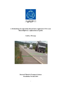 Application in Uganda Godfrey Mwesige Doctoral T