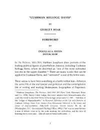 Cushman Kellogg Davis”